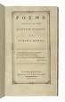 BURNS, Robert (1759-1796). Poems, Chiefly in the Scottish Dialect ...