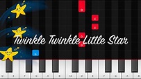 How To Play on piano TWINKLE TWINKLE LITTLE STAR - easy piano tutorial ...