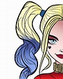 Harley Queen Draw by - Vetor Book | Harley quinn drawing, Queen drawing ...