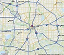 Dallas, TX Map | MapQuest | Map, Driving directions, Trinity river