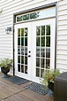 Our beautiful back door transformation! from Thrifty Decor Chick