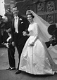 Eduardo de Lobkowicz y Francisca de Borbón-Parma el día de su boda ...