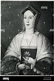 Vintage engraving of Margaret Pole the Blessed, Countess of Salisbury ...