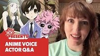 My Hero Academia Voice Actor Caitlin Glass Q&A - YouTube