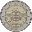 2019 - Themen und Motive der 2-€-Gedenkmünzen auf Briefmarken