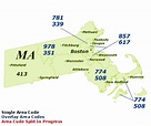Find Massachusetts Area Codes by Map