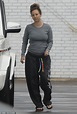 Pregnant Kaley Cuoco keeps comfy as she pumps gas in Calabasas days ...