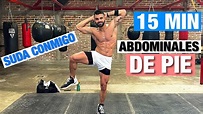 Abdominales De Pie (15 MIN) Aplanar Abdomen En Casa - YouTube