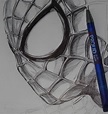 Ballpoint Amazing Spiderman | Spiderman drawing, Marvel art drawings ...