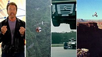 Se «Arnie’s 50 Greatest Ever Stunts»