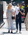 Elle Fanning looks happy with rumored boyfriend Max Minghella who ...