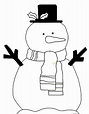 Free Printable Snowman Template | Happy Snowman Template