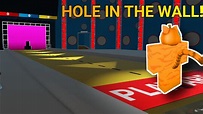ROBLOX Hole In The Wall - YouTube