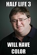 Gabe Newell memes | quickmeme