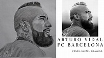 Arturo vidal potrait drawing | fc Barcelona | Gurung Arts - YouTube