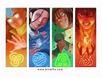 an image of four avatars in different colors