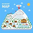 Ski Resort Map | Ski resort, Skiing, Resort