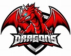 Red dragon esports logo design By Visink | TheHungryJPEG