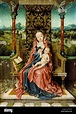Aelbrecht Bouts - Madonna and Child Enthroned - Los Angeles County ...
