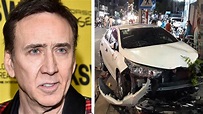 Instant Death. Actor star Icon Nicolas Cage Involved in Fatal Car ...