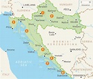 Map of Croatia | Croatia Regions | Rough Guides