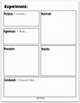 Free Printable Science Experiment Template - Printable Templates