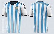 Camiseta titular Adidas Selección Argentina para el Mundial 2014 ...