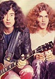 Jimmy Page and Robert Plant, Led Zeppelin | Led zeppelin, Robert plant ...