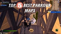 TOP 5 MOST FUN Creative PARKOUR Maps In Fortnite with Codes - YouTube