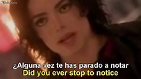 Michael Jackson - Earth Song [Lyrics English - Español Subtitulado ...