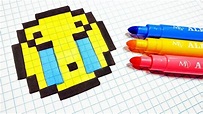 Pixel Art Hecho a mano - Cómo dibujar un Emoji | Pixel art, Pixel ...