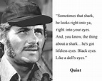 Quint Robert Shaw Jaws "sometimes shark..." Quote 8 x 10 Photo Picture ...