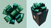 禮物包裝 | 聖誕禮物包裝方法+多層蝴蝶結絲帶打法教學 - YouTube