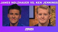 Comparing Numbers Between James Holzhauer and Ken Jennings | JEOPARDY ...