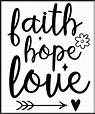 Faith hope love. Christian Sayings and Bible Verse. Christian Quotes ...