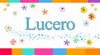 Lucero, tarjetas de Nombres populares de mujer