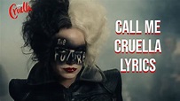 Call Me Cruella Lyrics (From "Disney's Cruella") Florence + the Machine ...
