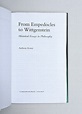From Empedocles to Wittgenstein. Historical Essays in Philosophy. by ...