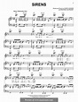Sirens (Pearl Jam) by E. Vedder, M. McCready - sheet music on MusicaNeo