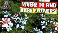 WHERE TO FIND RARE FLOWERS IN ARK FJORDUR - YouTube