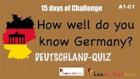 Deutschland-Quiz | How well do you know Germany? | 15 Day-Challenge ...