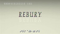 rebury - pronunciation + Examples in sentences and phrases - YouTube