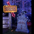 Beetlejuice Light-Up Marquee Sign and Here Lies Beetlejuice Tombstone