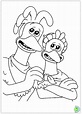 Chicken Run Coloring page- DinoKids.org