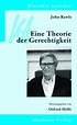 John Rawls, Eine Theorie der Gerechtigkeit Buch versandkostenfrei bei ...