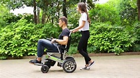 W900 全自動折疊電動輪椅 - YouTube