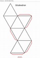 octaedro para recortar - Orientación Andújar - Recursos Educativos