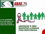 21 de Setembro Dia Nacional de Luta das Pessoas com Deficiência – ABAE
