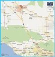 Map of Bakersfield California - TravelsMaps.Com