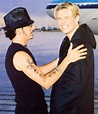 Nick Carter and Aj McLean behind the scenes of "I want it that way ...